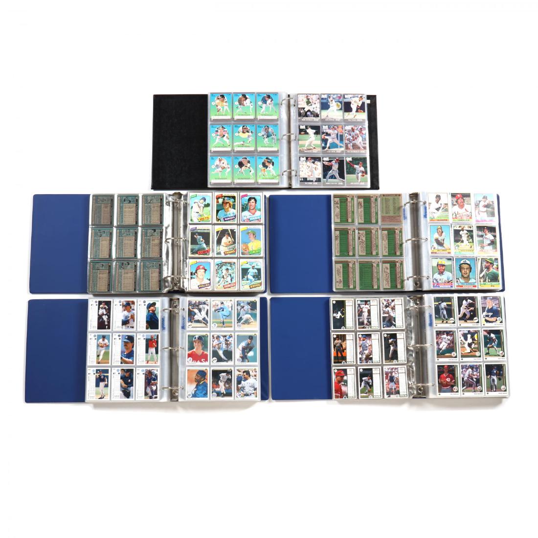 Five Baseball Card Albums 1976, 1980, 1988, 1990 and (1 of 4)