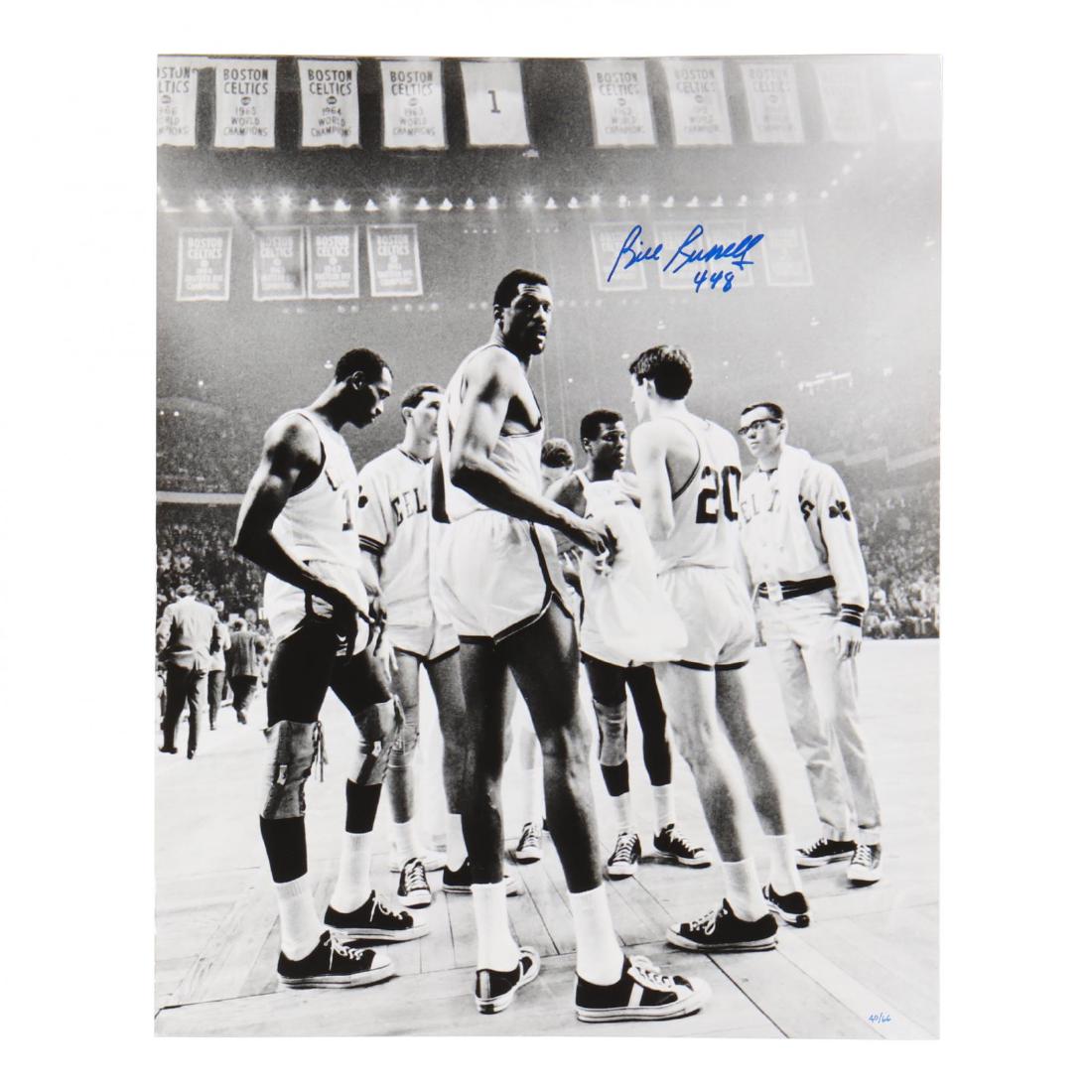 Bill Russell Boston Celtics Signed Photograph with COA (1 of 3)