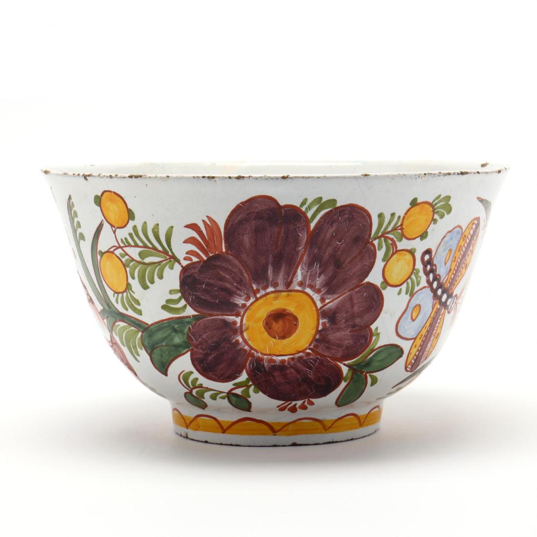 A Polychrome Decorated Delft Bowl (1 of 5)
