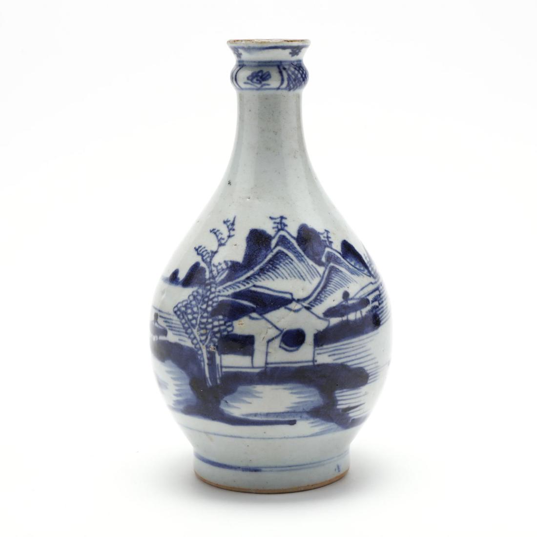 Chinese Export Porcelain Water Bottle (1 of 4)