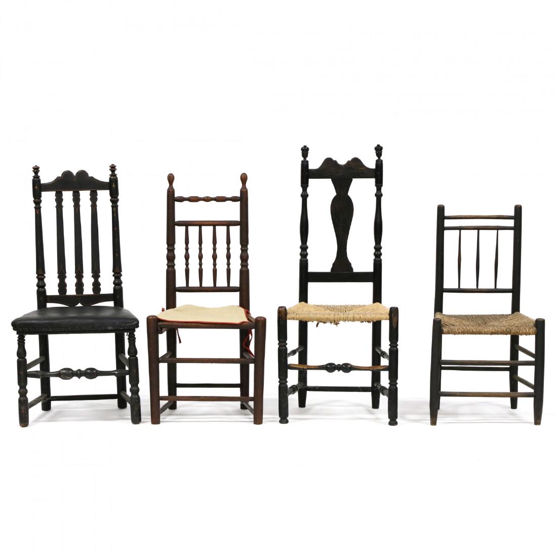 Four Assembled English Side Chairs (1 of 4)