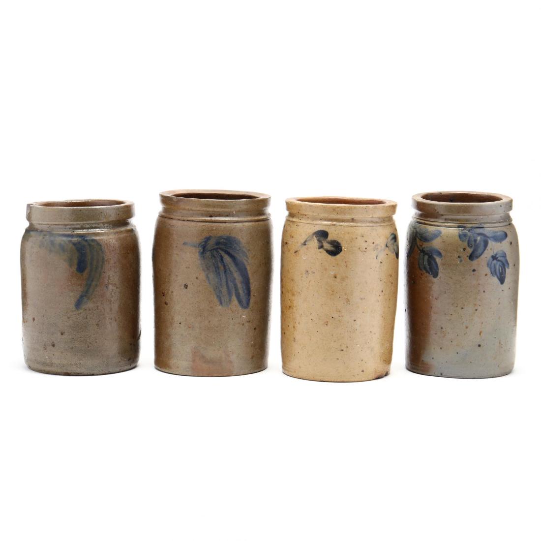 A Group of Four Stoneware Jars (1 of 5)