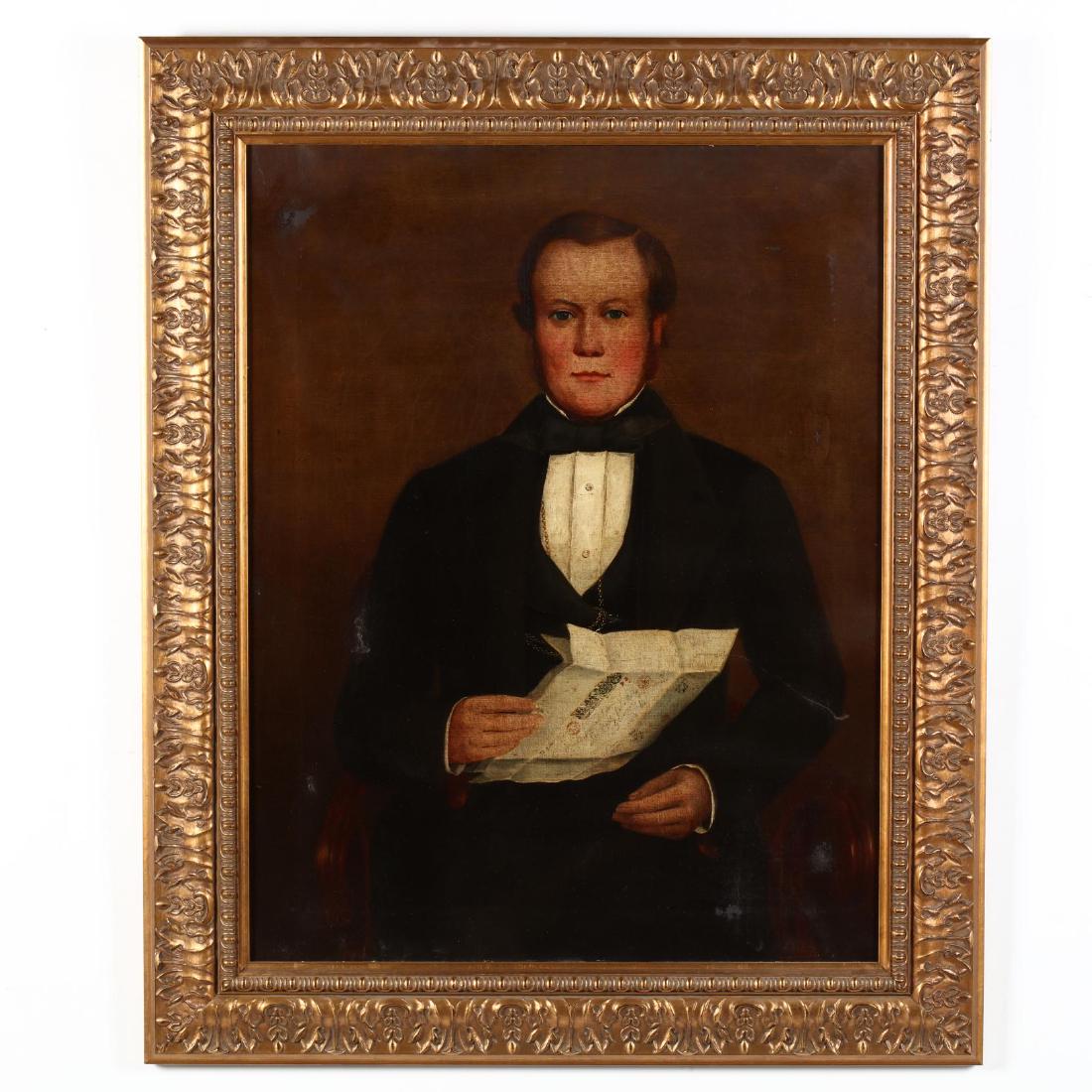 British School (19th Century), Portrait of a Man, (1 of 3)