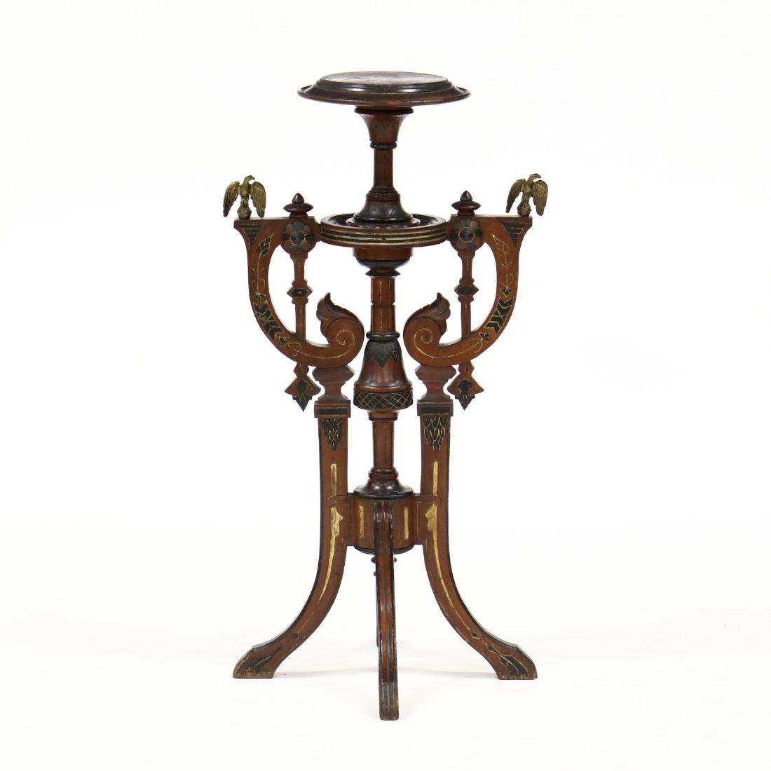 American Renaissance Revival Walnut Stand (1 of 5)