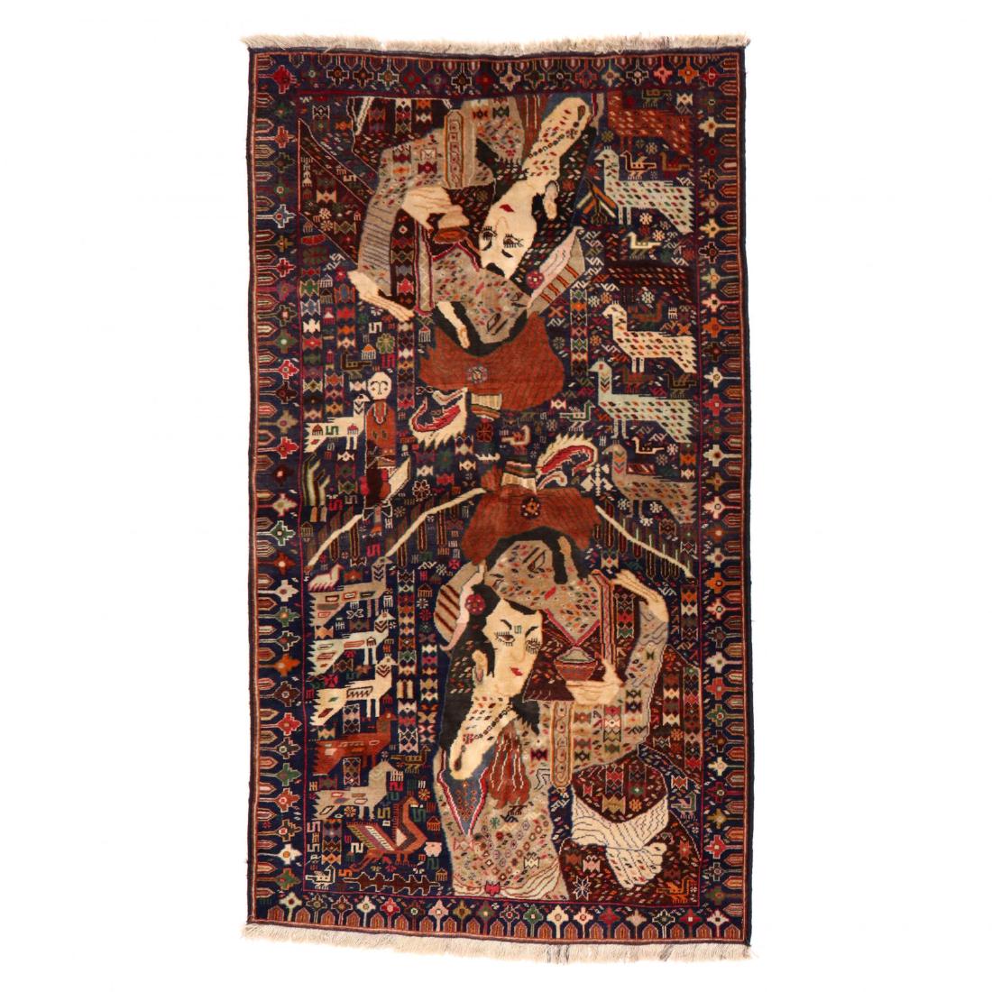 Oriental Pictorial Area Rug (1 of 3)
