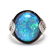 Art Deco Platinum, 14KT Gold, Opal, Diamond, and Enamel