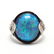Art Deco Platinum, 14KT Gold, Opal, Diamond, and Enamel - 2