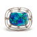 Vintage Platinum, Opal, and Diamond Brooch - 2
