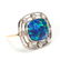 Vintage Platinum, Opal, and Diamond Brooch - 5