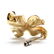 Gold and Diamond Dogwood Brooch - 2