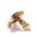Vintage 14KT Gold Flower Earrings, Cartier - 3
