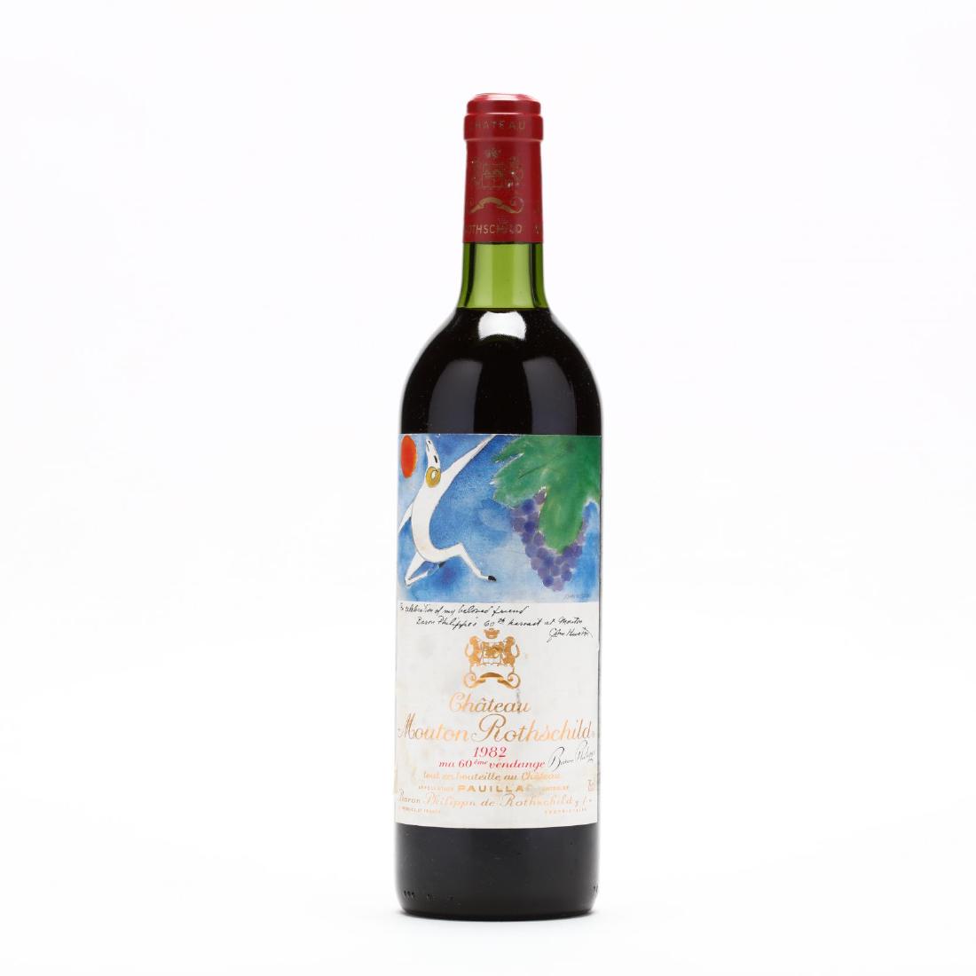 Chateau Mouton-Rothschild - Vintage 1982: "...extraordinary purity, multilayered texture, and finish of over a minute are a showcase for what this Chateau accomplished in 1982. The wine is still amazingly youthful, vibrant, and pure. It appea