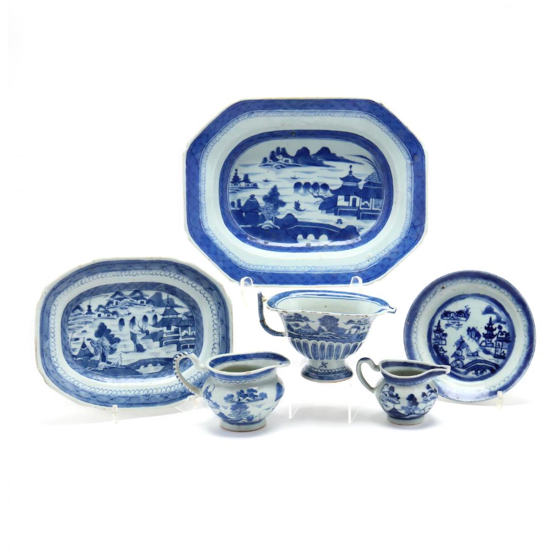 A Group of Canton Export Porcelain (1 of 7)