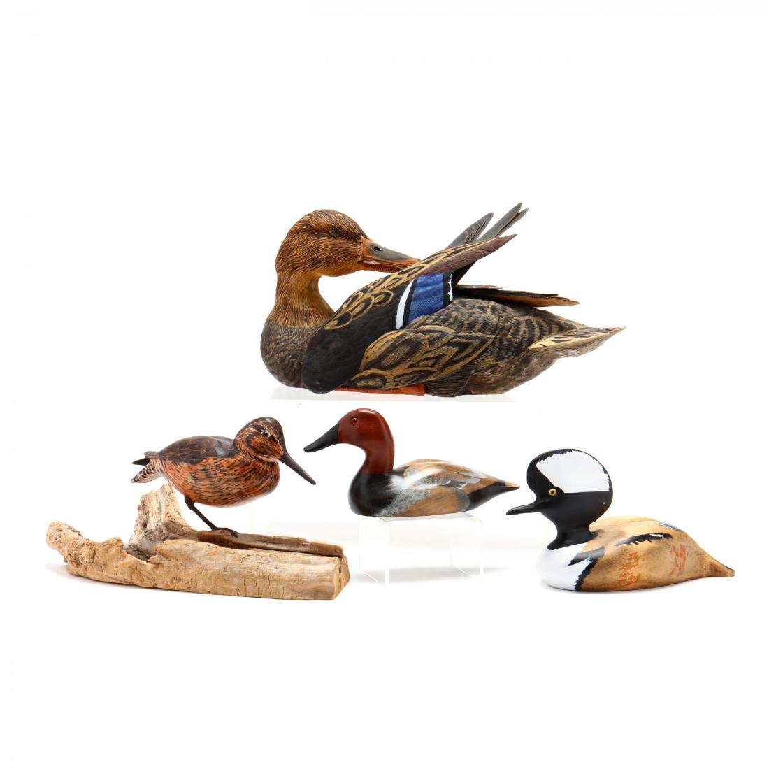 Four Carved and Painted Decoys (1 of 7)