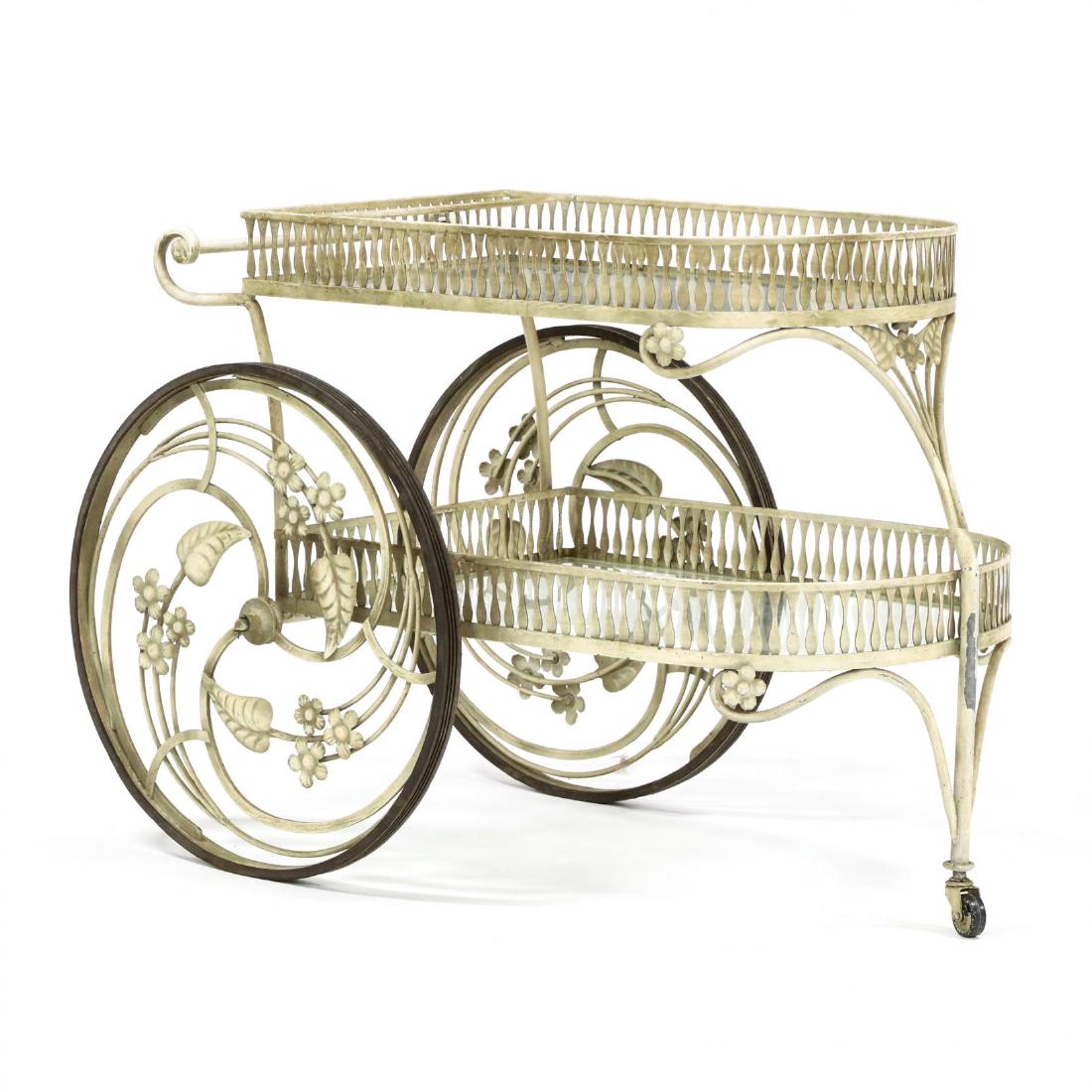 Vintage Italianate Toleware Serving Cart (1 of 4)