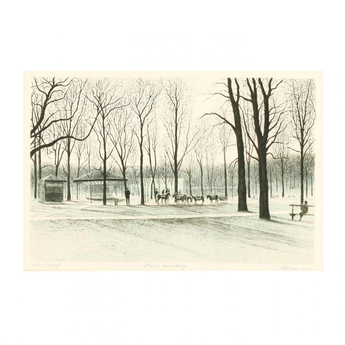 Harold Altman (American, 1924-2003),  Ponies, (1 of 6)