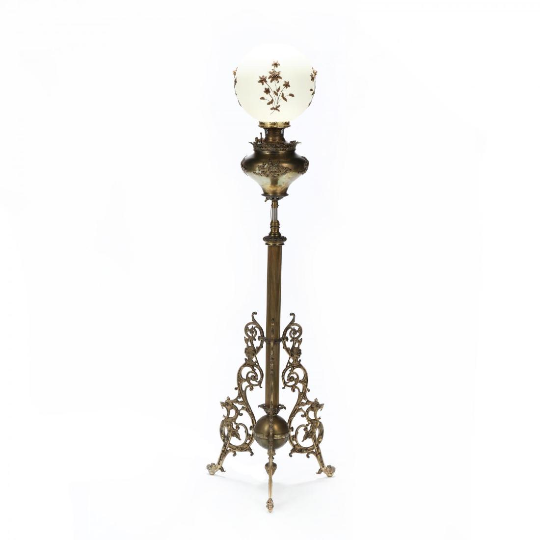 Bradley & Hubbard, Renaissance Revival Parlor Lamp (1 of 6)