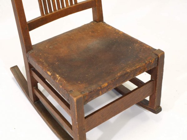 Gustave Stickley Rocker, - 3