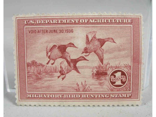 Unused 1935 Federal Duck Stamp,