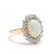 Vintage 14KT Gold, Opal, and Diamond Ring - 3