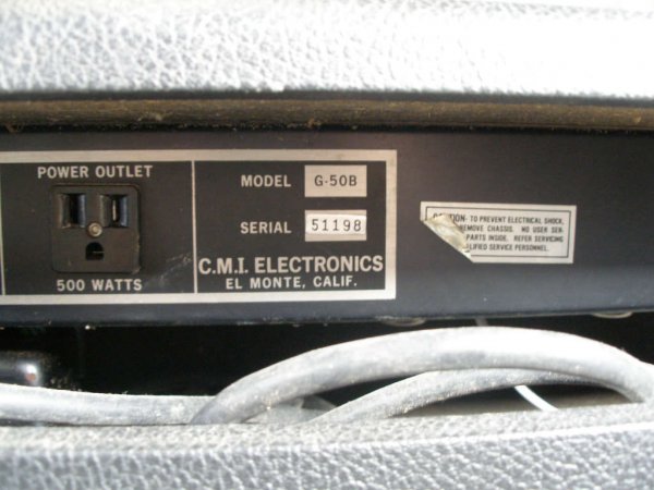 Vintage Gibson G-50B Amplifier, - 4