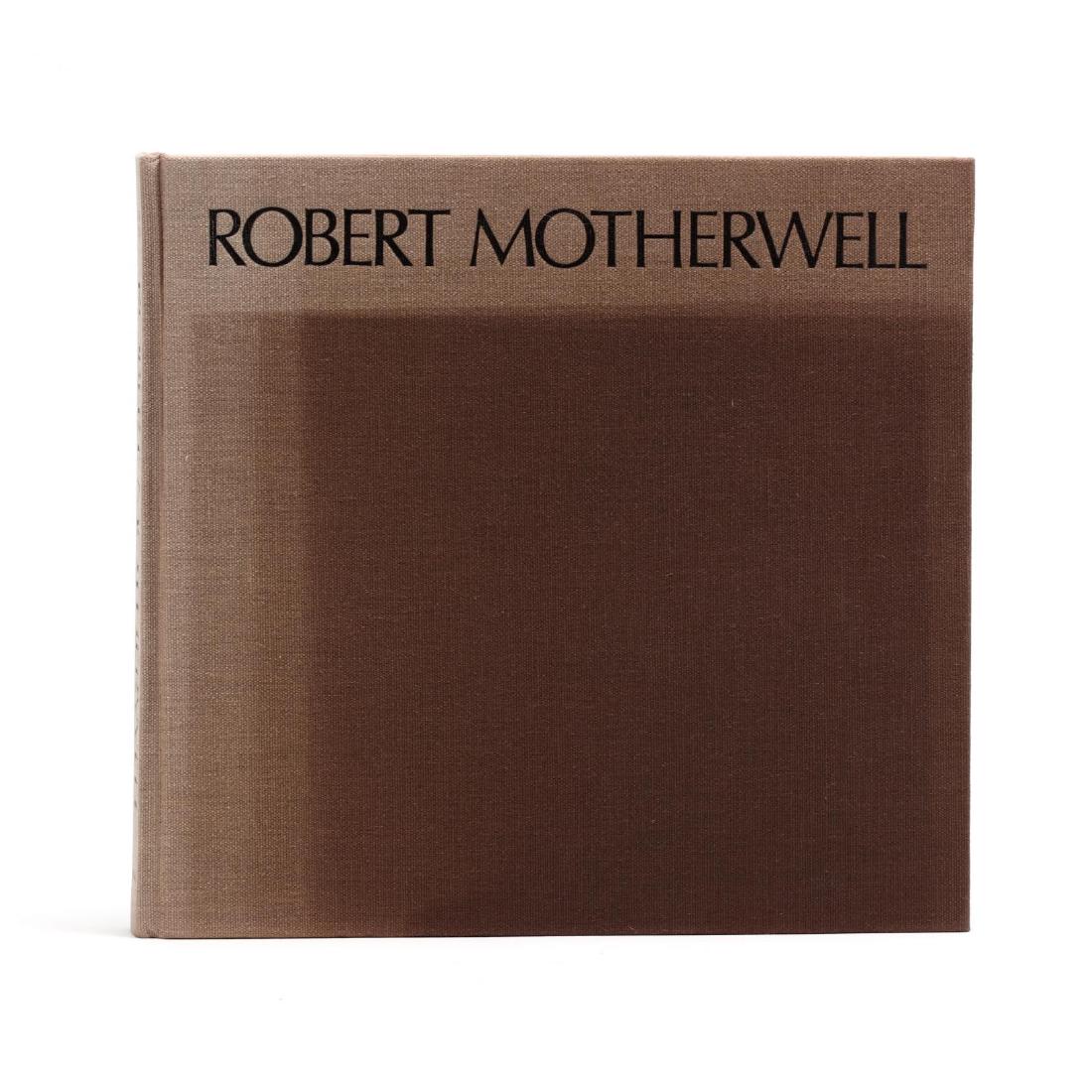 H. H. Arnason, Robert Motherwell , Signed by: H. H. Arnason, Robert Motherwell, Signed by Motherwell full citation H. H. Arnason, Robert Motherwell (New York: Harry N. Abrams, Inc., 1982), ink signed and dedicated by Robert Motherwell. 11 3/4 x 1
