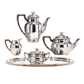 A German .800 Silver Tea & Coffee Service (1 of 10)