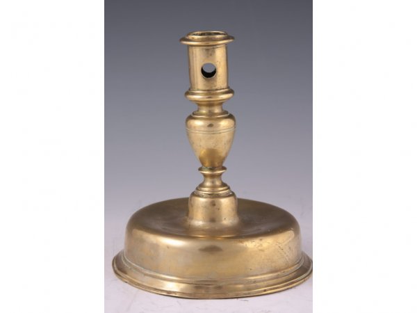 Brass Candlestick, Probably Dutch, 17th c.,