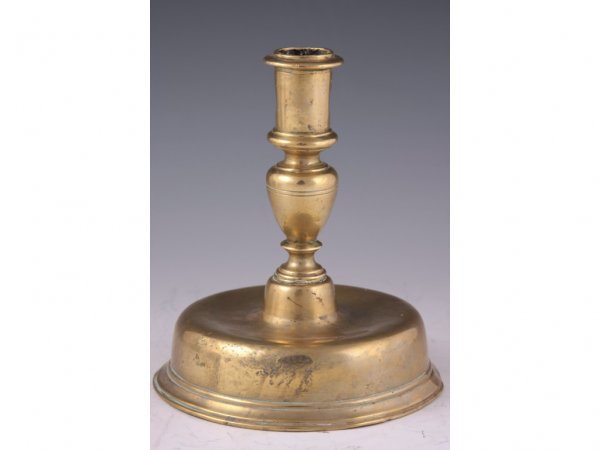Brass Candlestick, Probably Dutch, 17th c., - 2