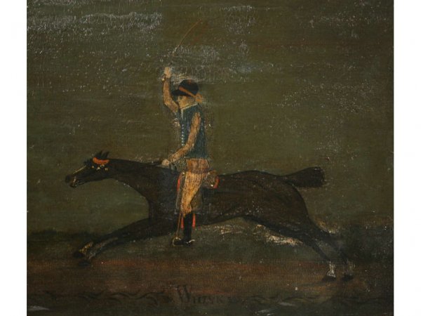 English Provincial School, Horse Race, 18th c., - 2