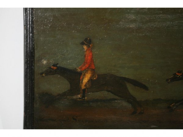 English Provincial School, Horse Race, 18th c., - 3
