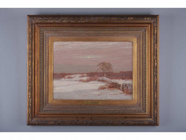 Leonard Ochtman (CT, 1854-1934), "Snowbound," - 3