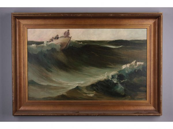 John Mason (PA, b.1868), Boat in the Surf, - 3