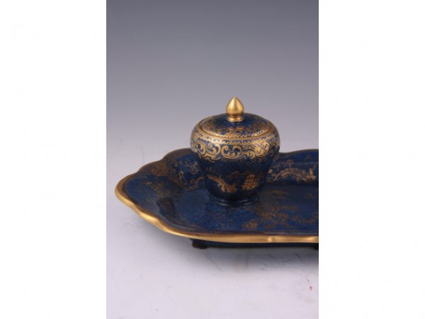 Copeland Spode Porcelain Desk Set, - 2