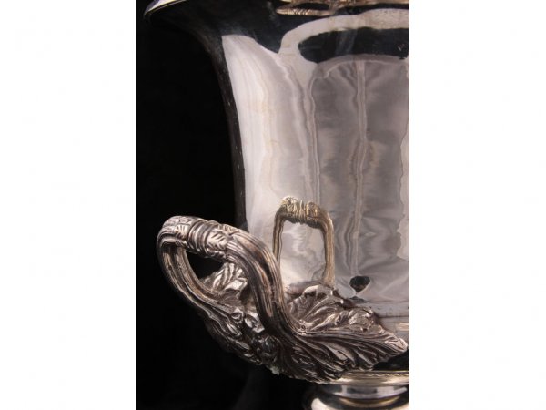Pair of Silver Plated Wine Coolers, - 3