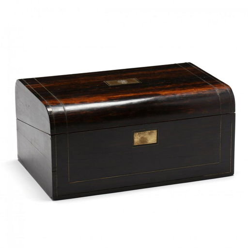 Antique English Coromandel Lap Desk