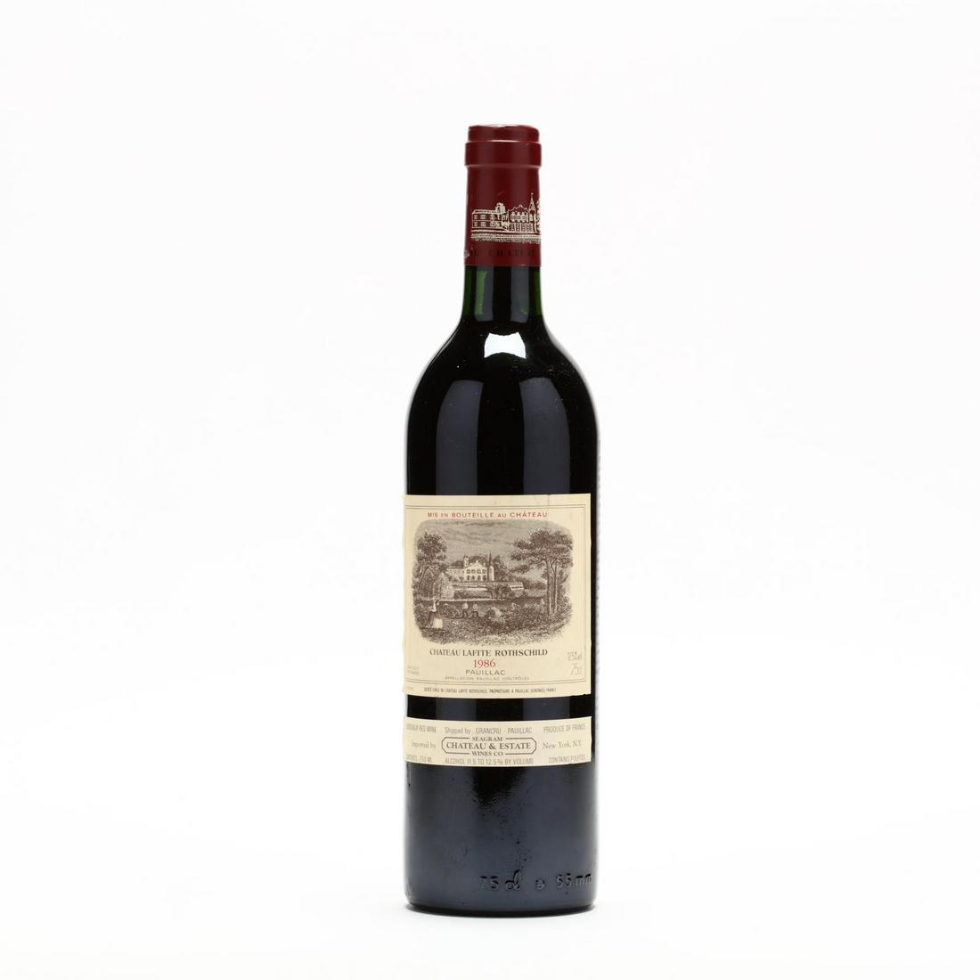 Chateau Lafite-Rothschild - Vintage 1986: Chateau Lafite-Rothschild - Vintage 1986 "...outstanding richness, a deep color, medium body, a graceful, harmonious texture, and superb length. The penetrating fragrance of cedar, chestnuts, minerals