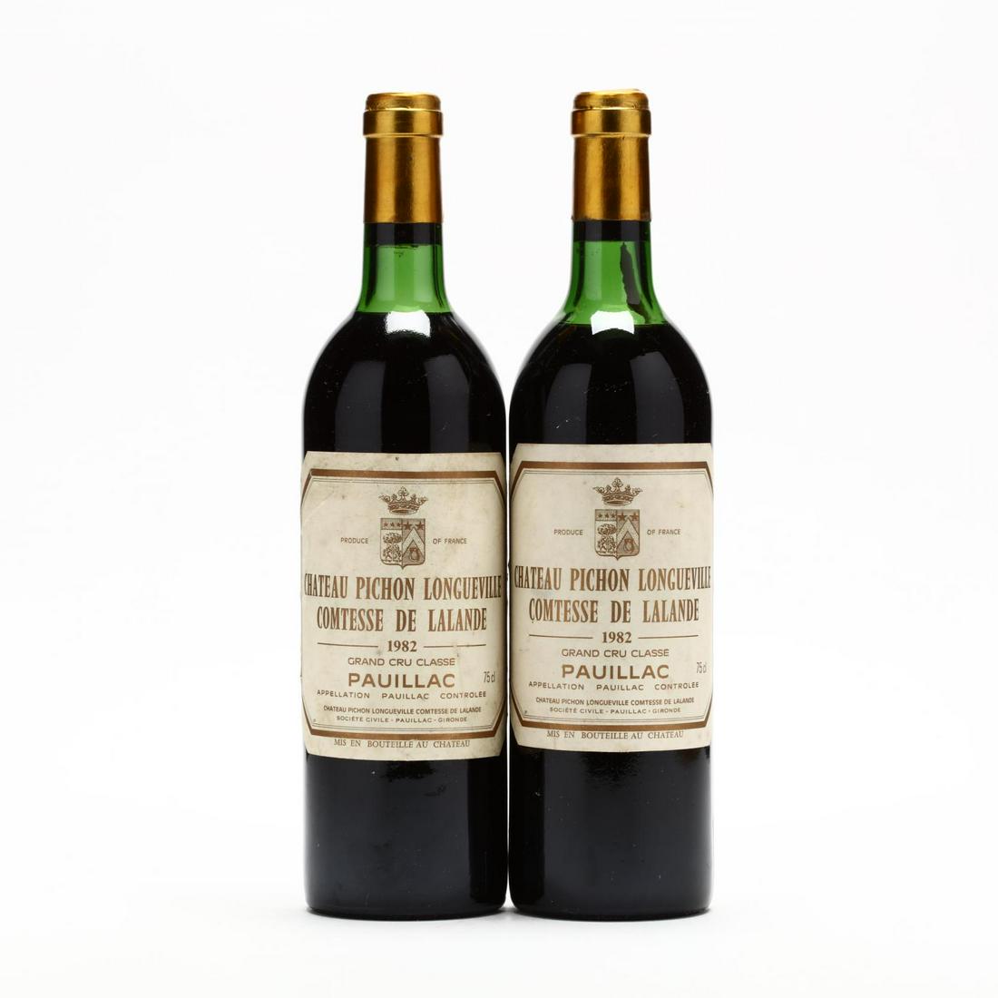 Chateau Pichon-Longueville, Lalande - Vintage 1982: Chateau Pichon-Longueville, Lalande - Vintage 1982 "...glossy, rich, flamboyant cassis fruit, chocolaty, berry jam-like notes, and plenty of earthy, foresty flavors. This is a full-bodied, extravagant