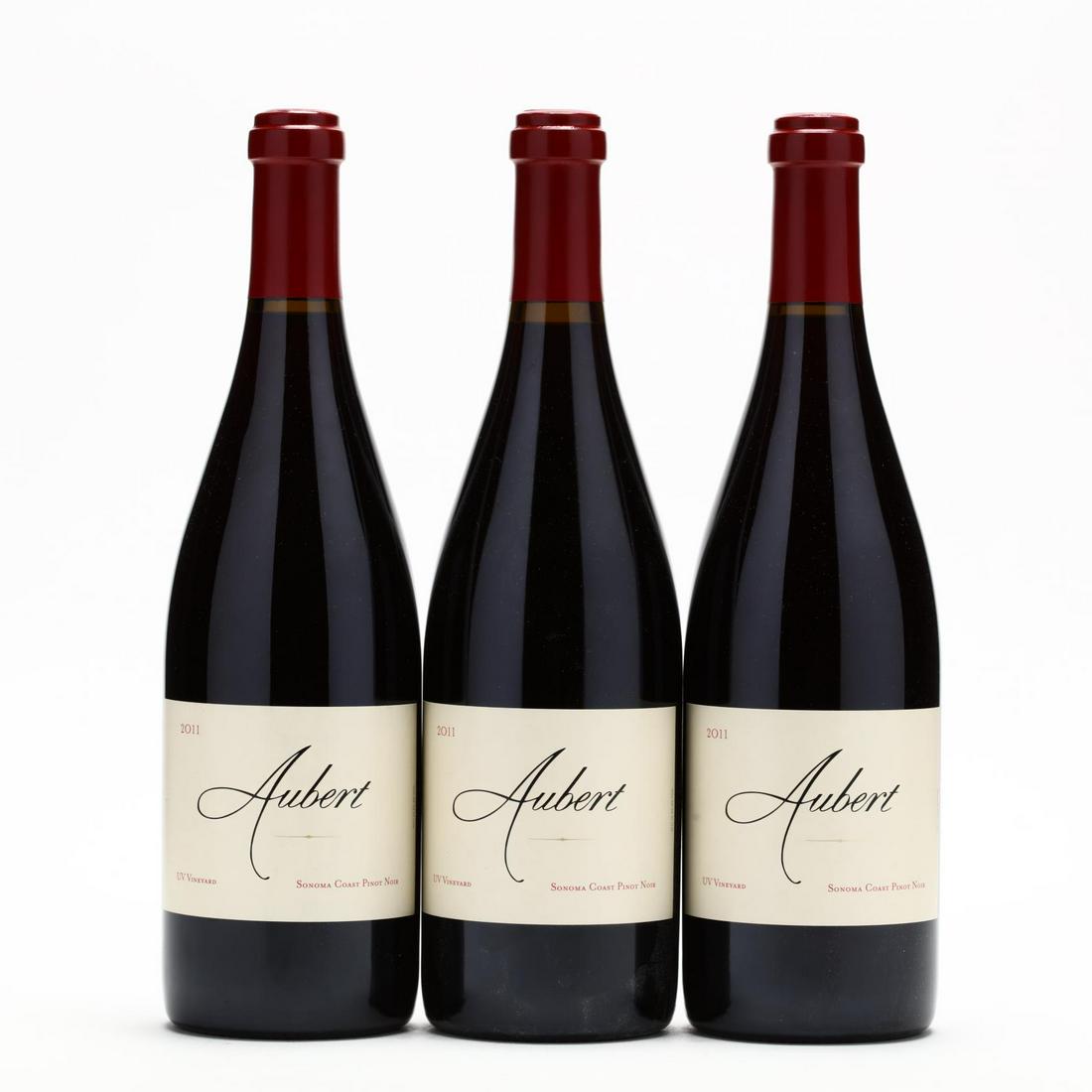 Aubert Wines - Vintage 2011: Aubert Wines - Vintage 2011 Vintage 2011, Aubert Wines, UV Vineyard, Pinot Noir, Sonoma Coast, 3-1cm (3 750 ml) Additional high-resolution photos are available at LelandLittle.com