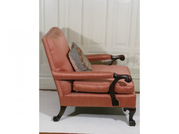 Louis XV Style Open Arm Chair, early 20th c., - 3