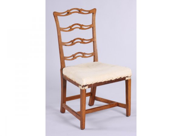 American Ribbon Back Side Chair, 18th c.,