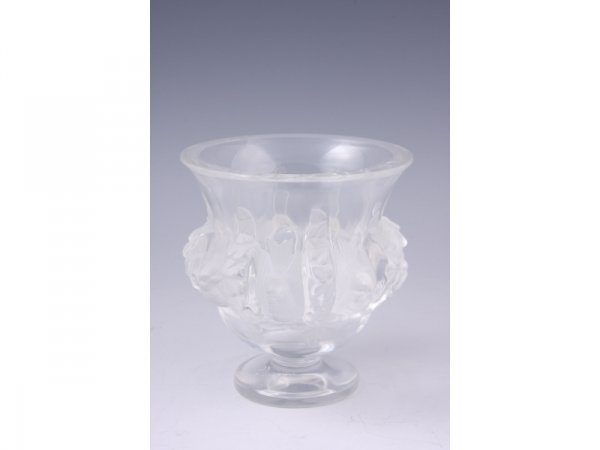 "Lalique / France" Signed Art Glass Vase,