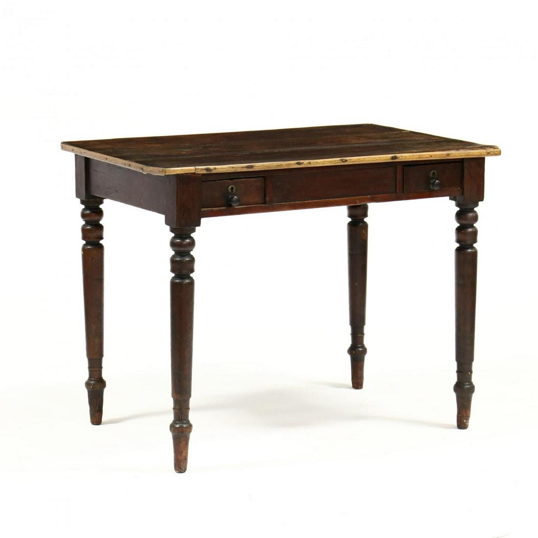 Antique Pine Writing Table Oct 12 2019 Leland Little Auctions