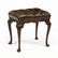 Vintage Queen Anne Style Tufted Leather Stool - 3
