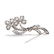 Vintage Platinum and Diamond Floral Spray Brooch - 2