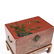 Antique Chinese Painted Pigskin Trunk On Stand - 2