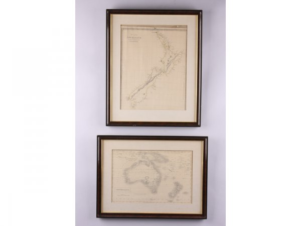Antique New Zealand and Australia Maps,