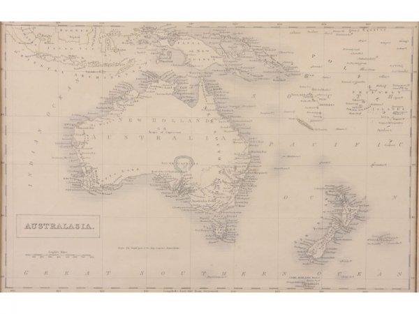 Antique New Zealand and Australia Maps, - 3