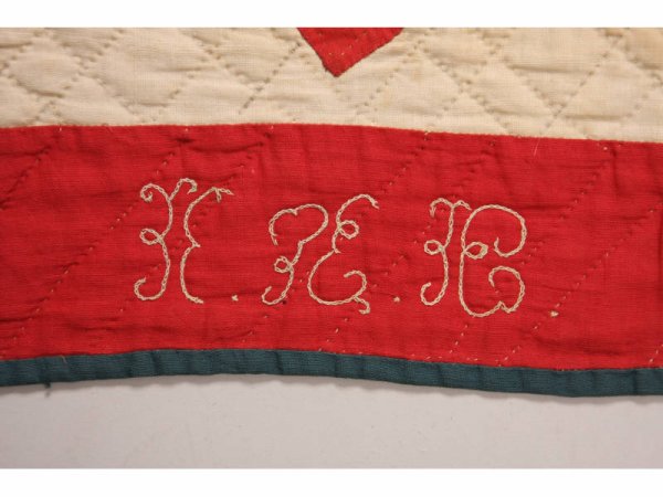 Southern Applique Cotton Quilt, ca. 1900, - 2
