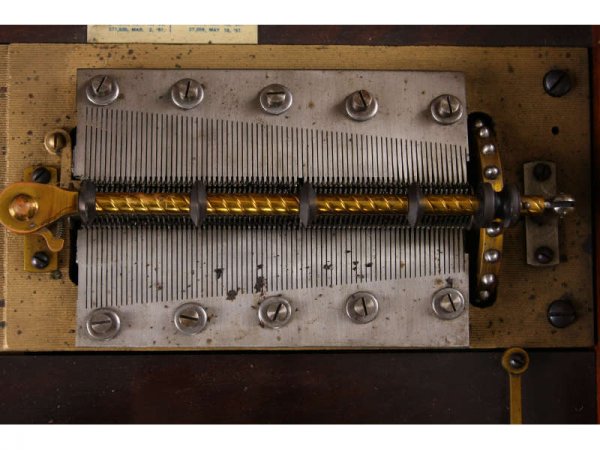Antique Regina Double-Comb Music Box, - 8